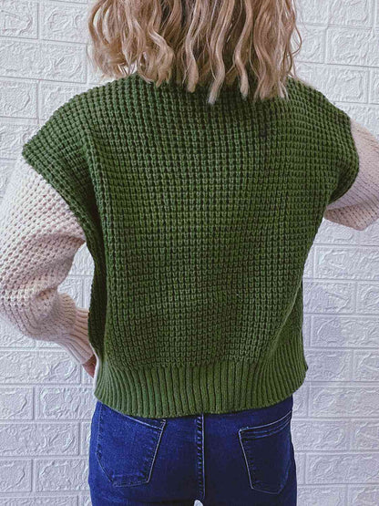 Zippra |  Knitted Sweater with Zipper