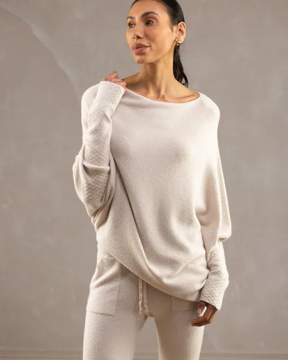 UbyChic | Ruby asymmetric cloud sweater