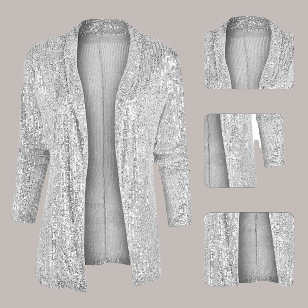 Mystic | Glitter Blazer with Relaxed Fit