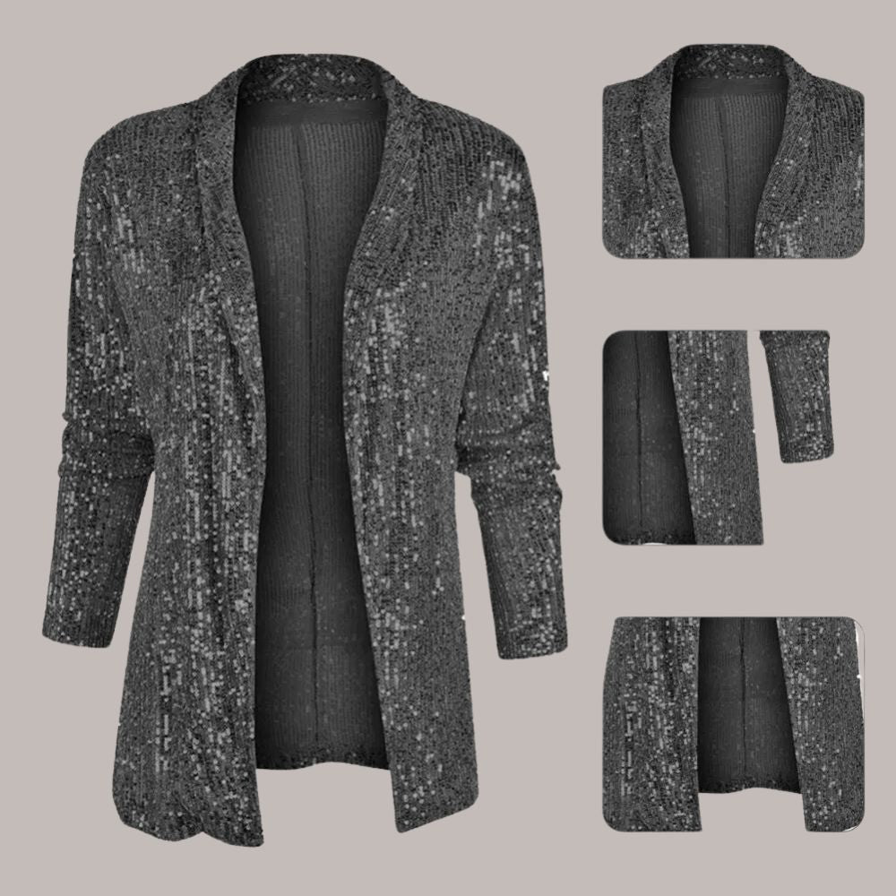 Mystic | Glitter Blazer with Relaxed Fit