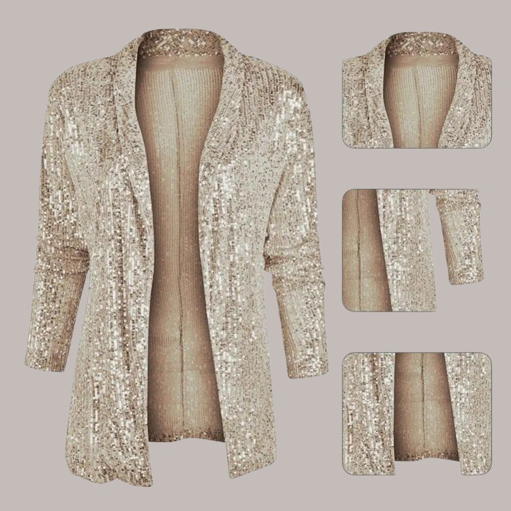 Mystic | Glitter Blazer with Relaxed Fit