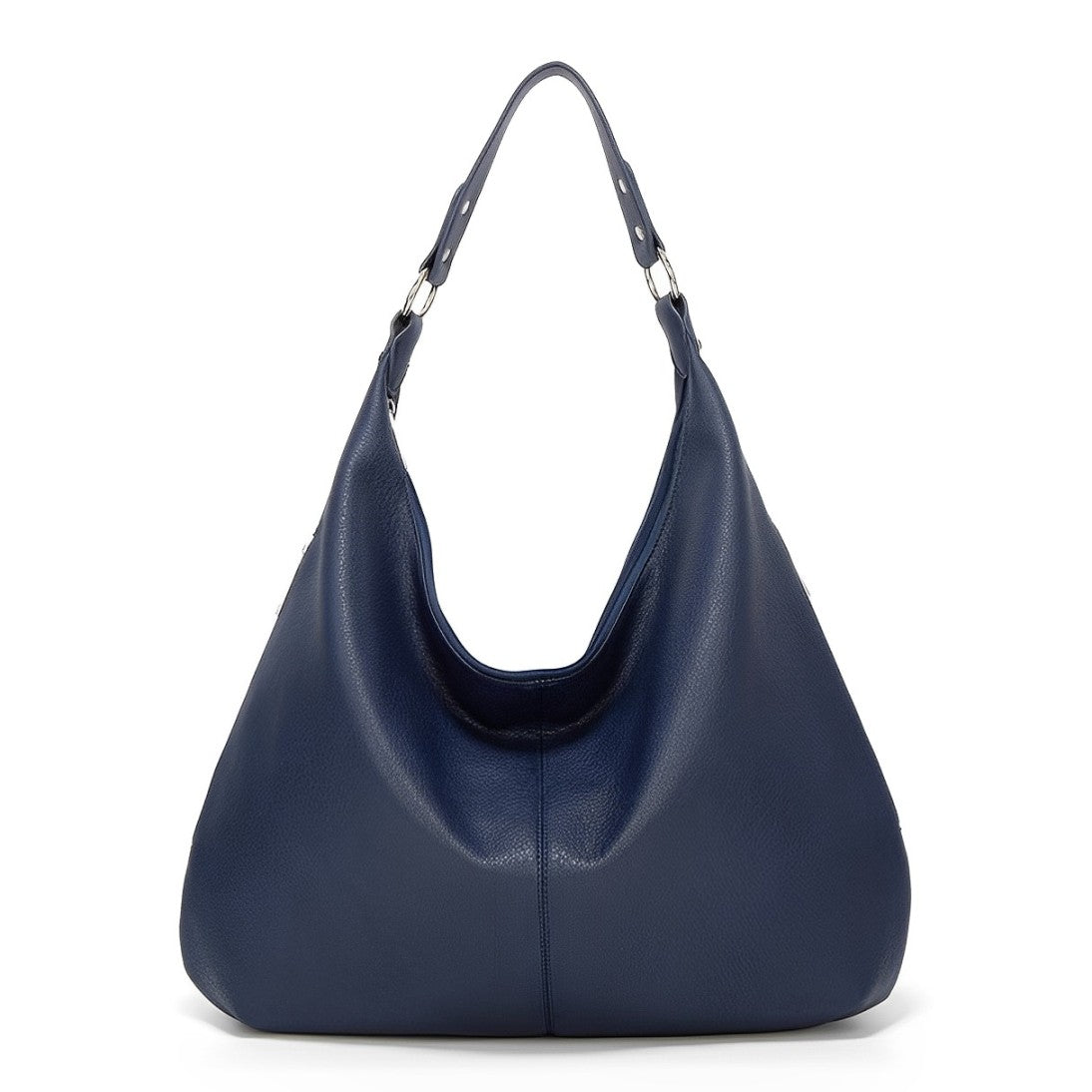 Ava - Simple large shoulder bag in a single color