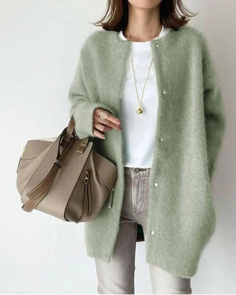 Nova - Wool and Mohair Knit Cardigan