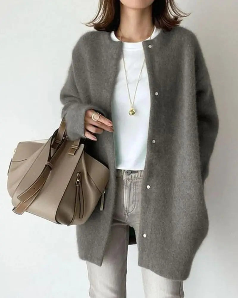 Nova - Wool and Mohair Knit Cardigan