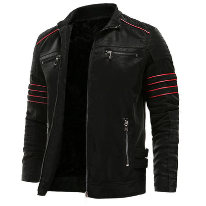 Ryder - Durable and Stylish Men's Motorcycle Leather Jacket