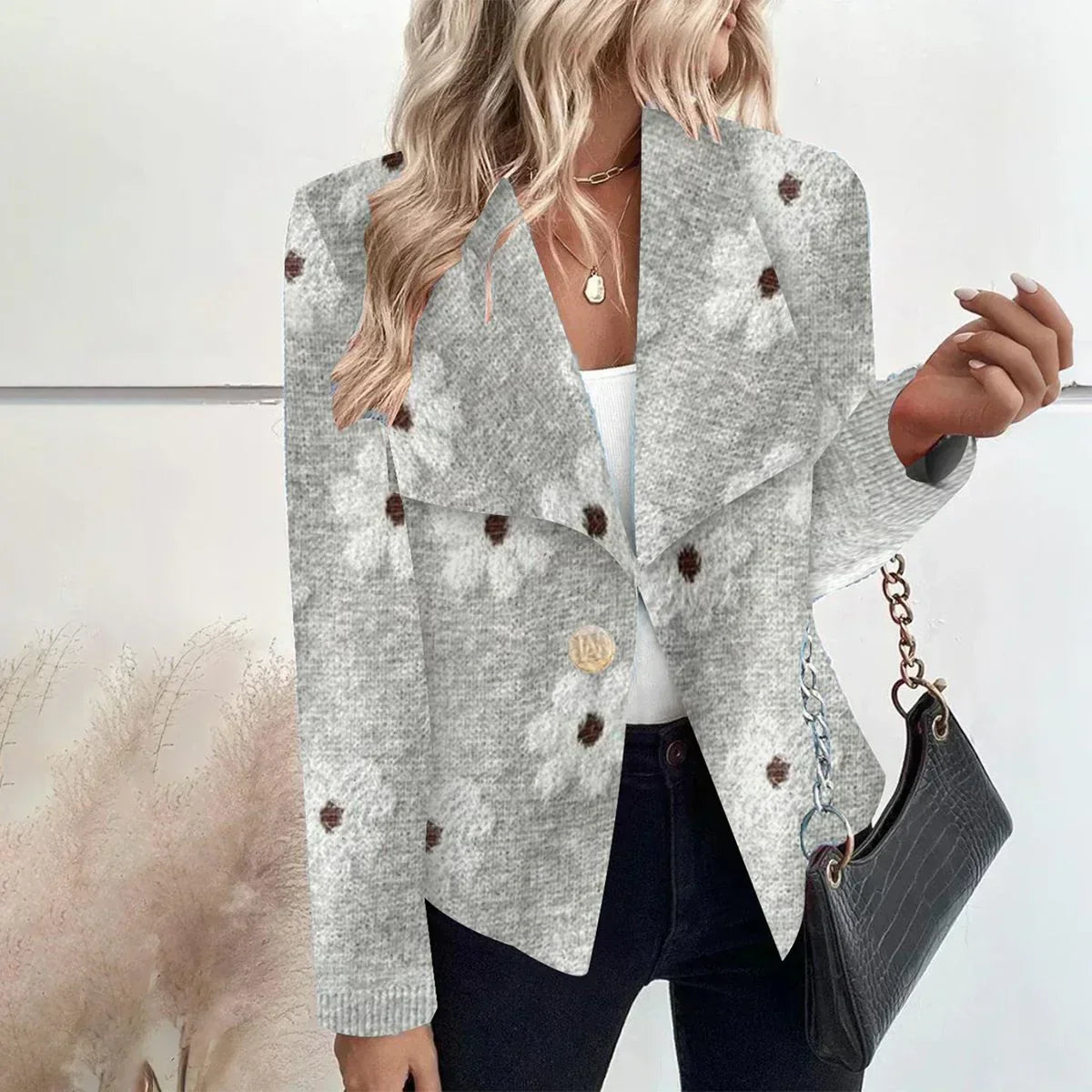 WarmElegance - Elegant Long-Sleeve Cardigan | Stylish Warmth for Every Season