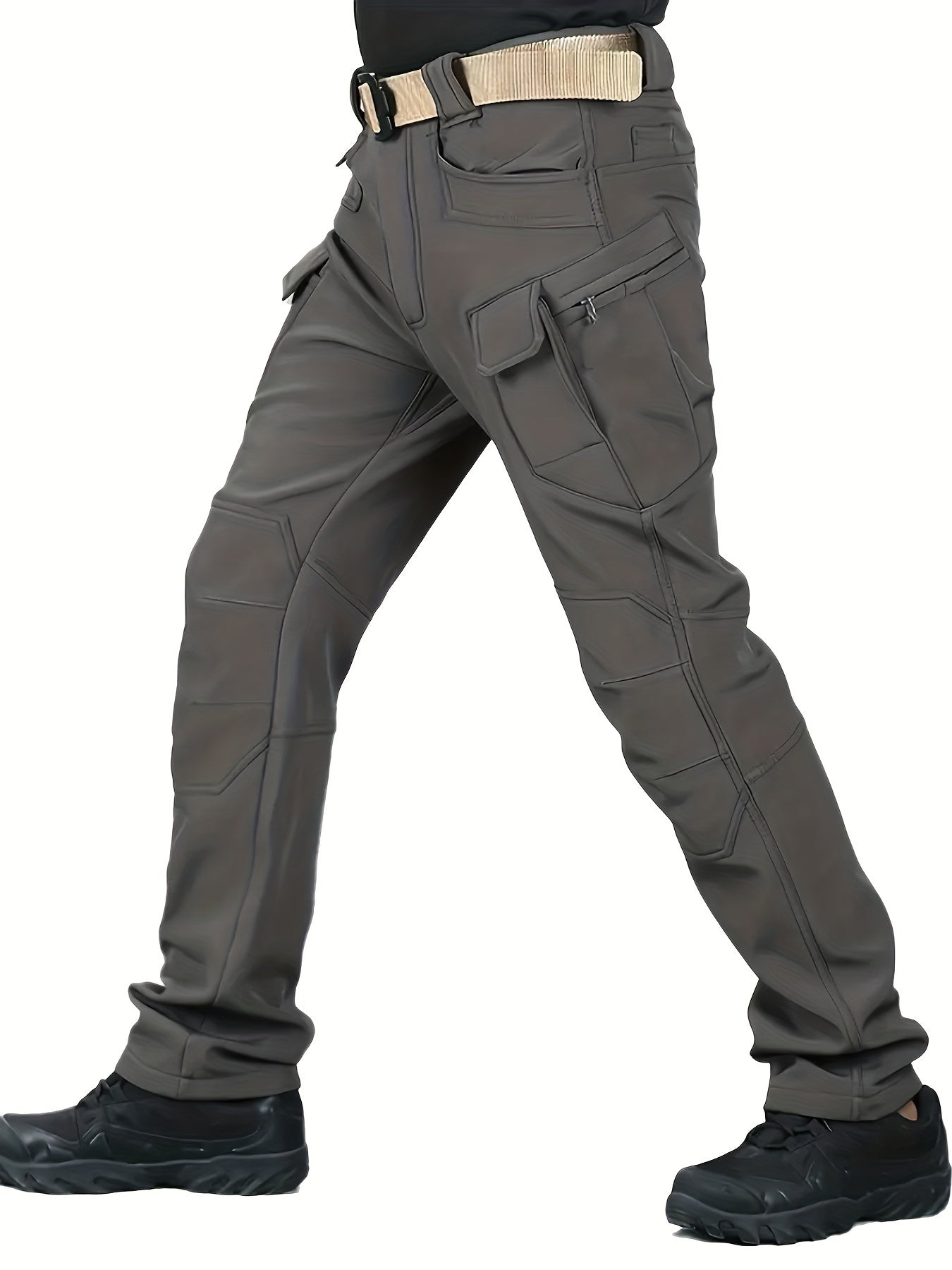 Derina | Fleece-Lined Men's Thermal Cargo Pants