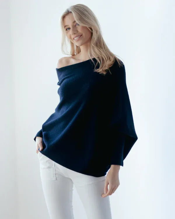 UbyChic | Ruby asymmetric cloud sweater