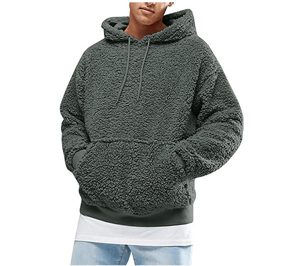 CozyComfort - Teddy Cozy Hoodie for Men | Soft and Warm for Everyday Wear