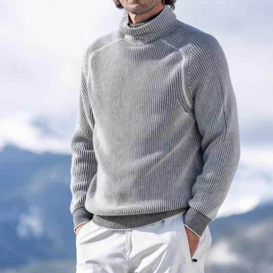 WinterToby | Men's Turtleneck Sweater – Stylish Thick Knit for Cold Days