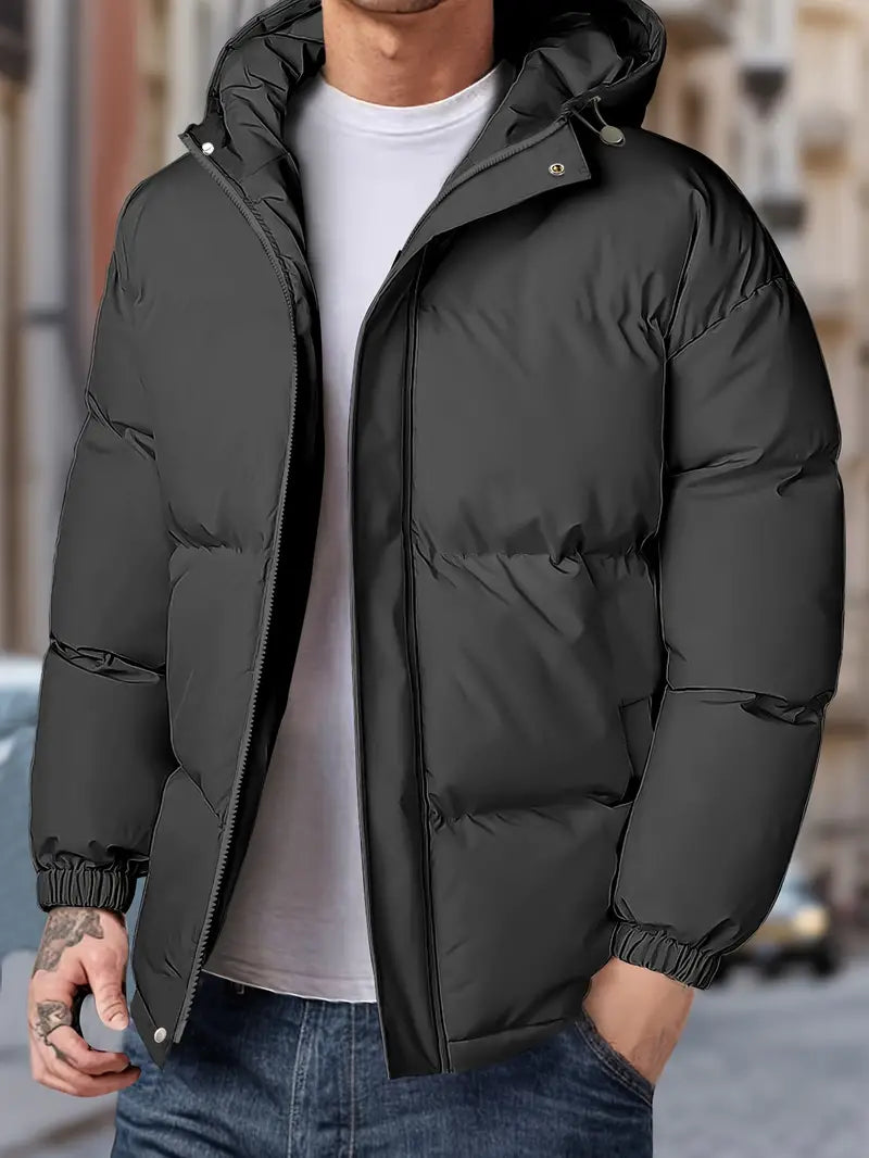 WarmGuard - Men's Winter Jacket with Hood | Windproof and Comfortable