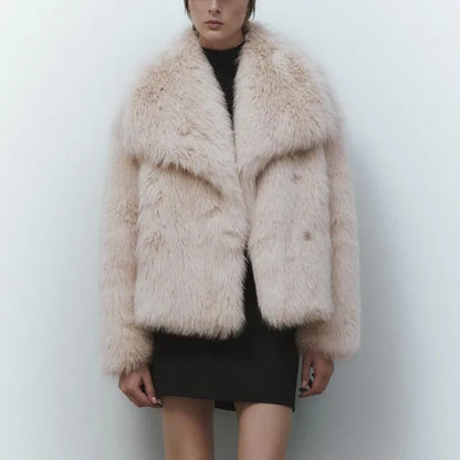 MirageNest | Elegant Women's Fur Coat for Stylish Winter Fashion 2024