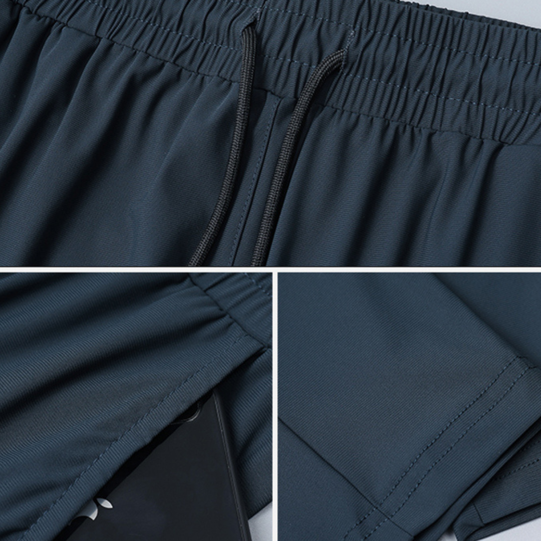 Glisza | Men's Stretch Joggers with Elastic Waistband