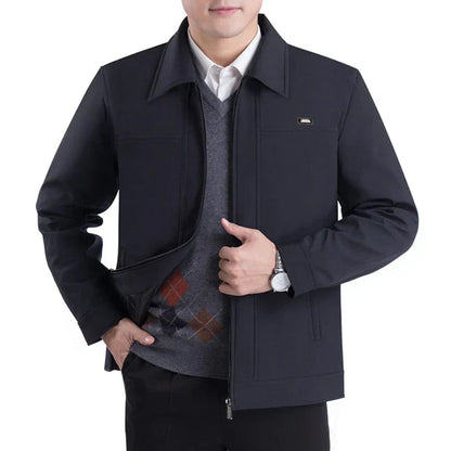 Griffin - Elegant Classic Men's Jacket with Notched Collar