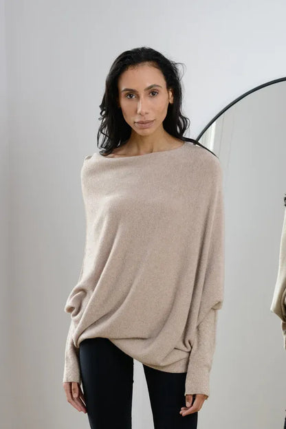 UbyChic | Ruby asymmetric cloud sweater