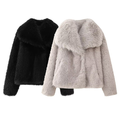 WoolAura | Winter fur jacket for women