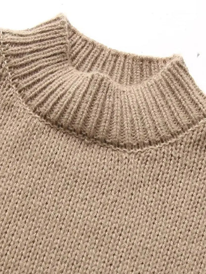 Emily | Long lantern turtleneck jumper