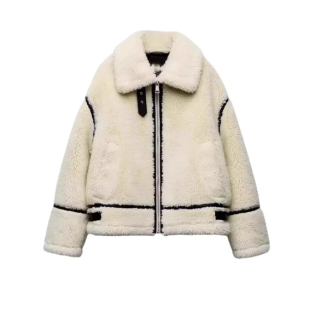 Chiara | Women's Coat Made from Thick and Warm Wool Fleece