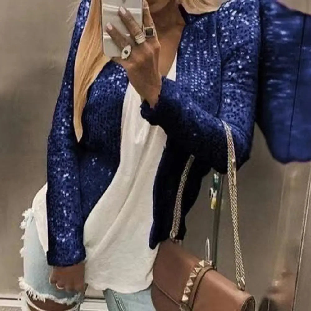 Halo - Sparkling Glitter Short Blazer