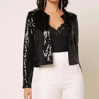 Halo - Sparkling Glitter Short Blazer