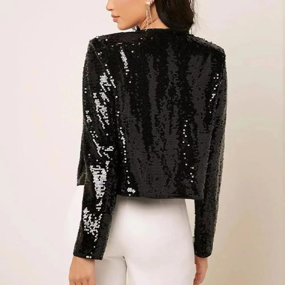 Halo - Sparkling Glitter Short Blazer