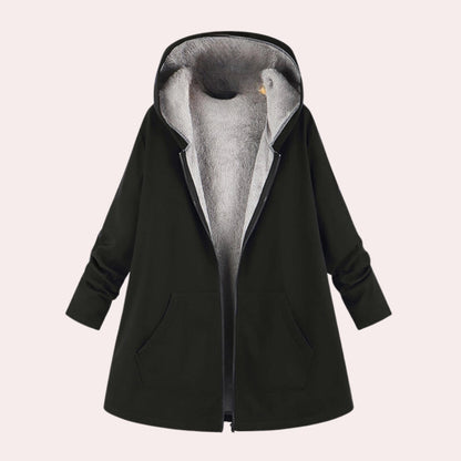 Steelix | Wool hooded coat for women