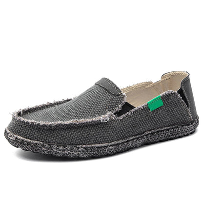 Nestle -  Tweed Loafers - Black Textured Slippers