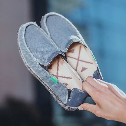 Nestle -  Tweed Loafers - Black Textured Slippers