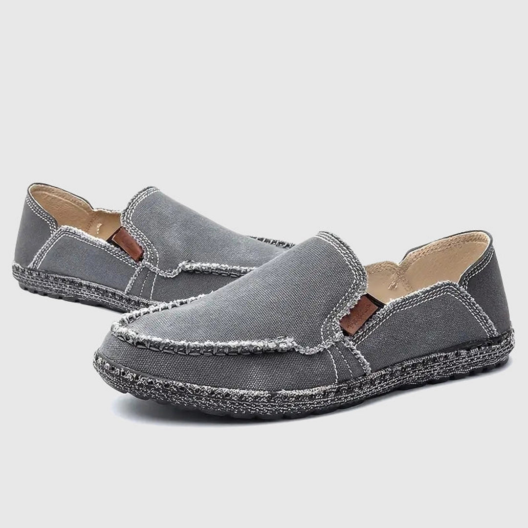 Nestle -  Tweed Loafers - Black Textured Slippers