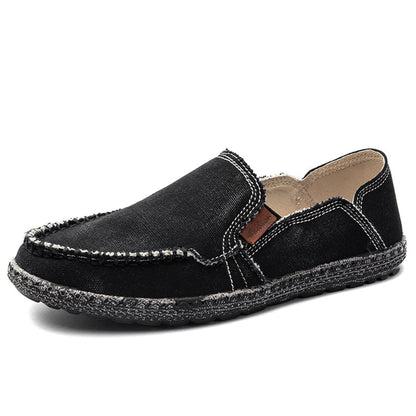 Nestle -  Tweed Loafers - Black Textured Slippers