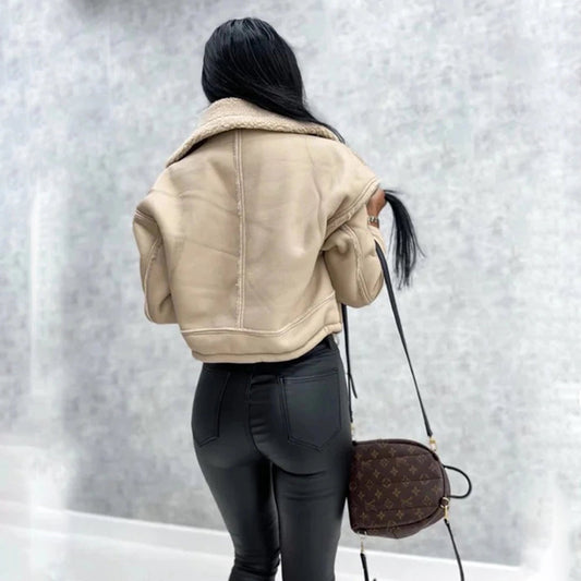 Glint - Leather Jacket - Trendy Winter Fashion