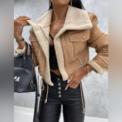 Glint - Leather Jacket - Trendy Winter Fashion