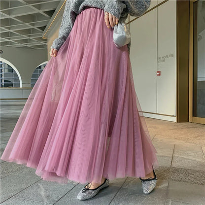 Ember | Elegant Tulle Swing Skirt for Women - Long Tutu in Multiple Colors