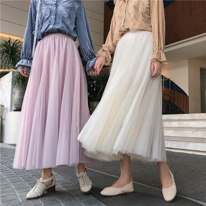 Ember | Elegant Tulle Swing Skirt for Women - Long Tutu in Multiple Colors