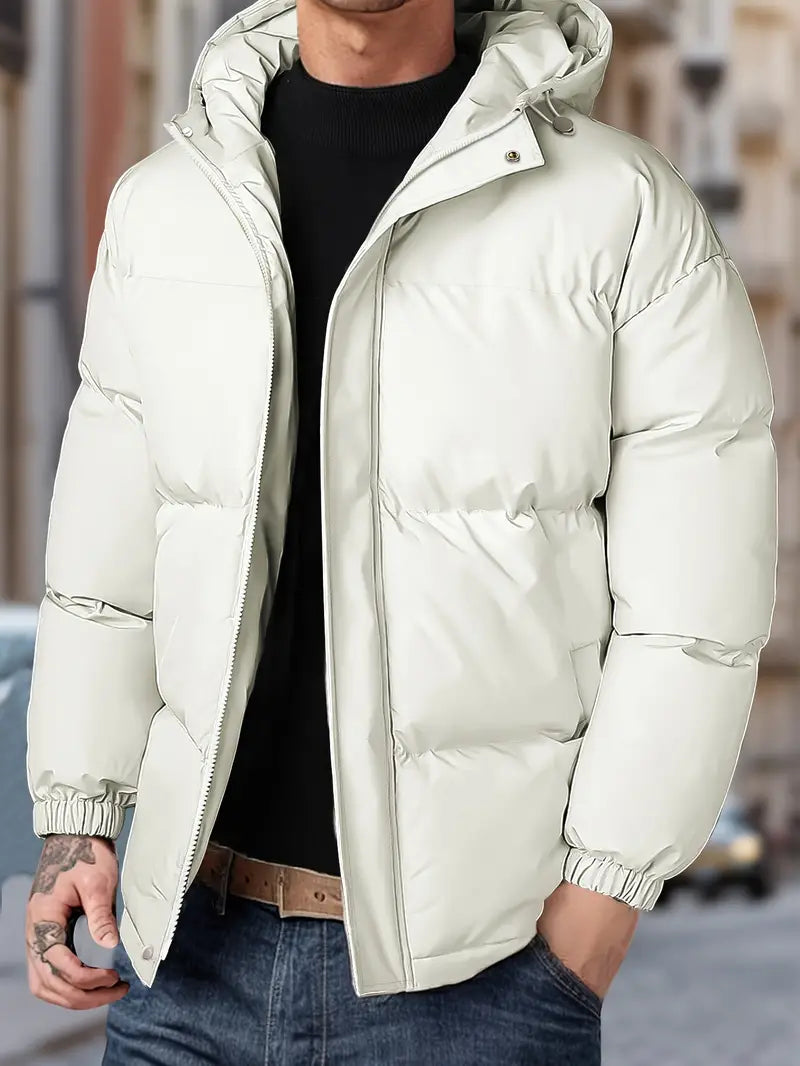 WarmGuard - Men's Winter Jacket with Hood | Windproof and Comfortable