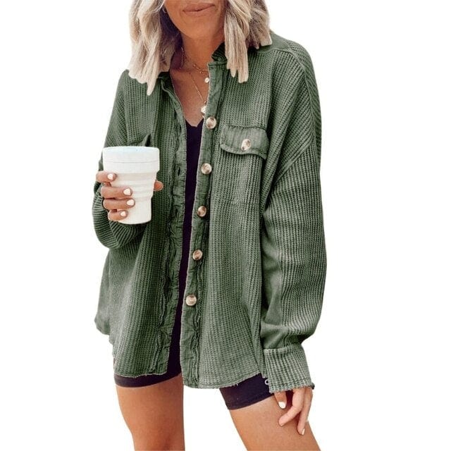 Olivia | Corduroy jacket with buttons