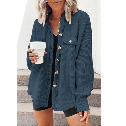 Olivia | Corduroy jacket with buttons