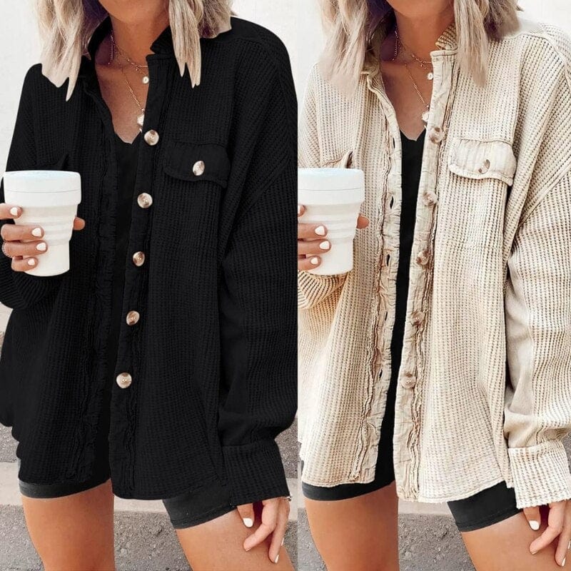 Olivia | Corduroy jacket with buttons