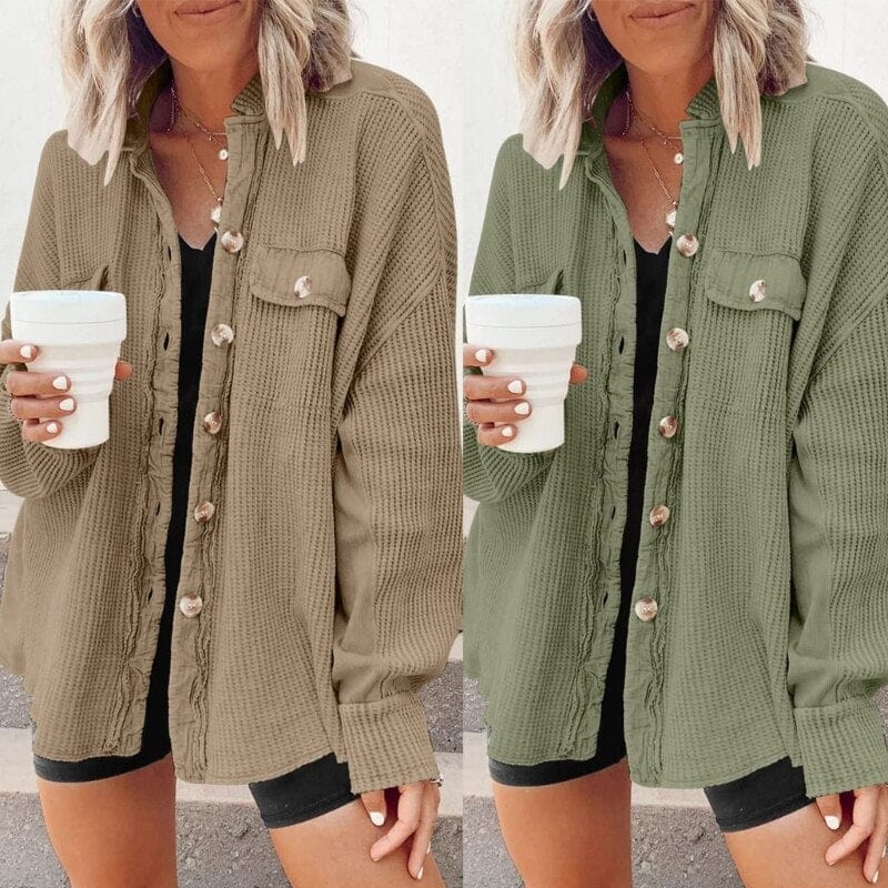 Olivia | Corduroy jacket with buttons