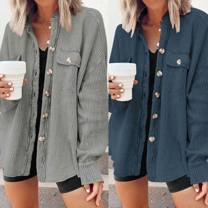 Olivia | Corduroy jacket with buttons