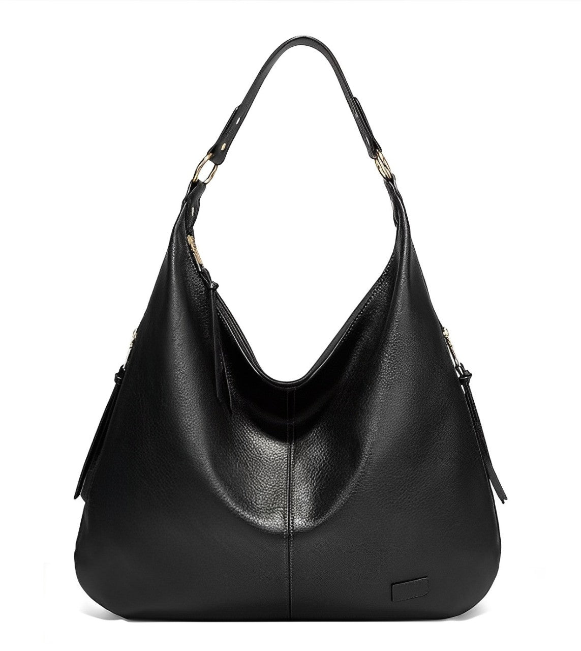 Ava - Simple large shoulder bag in a single color