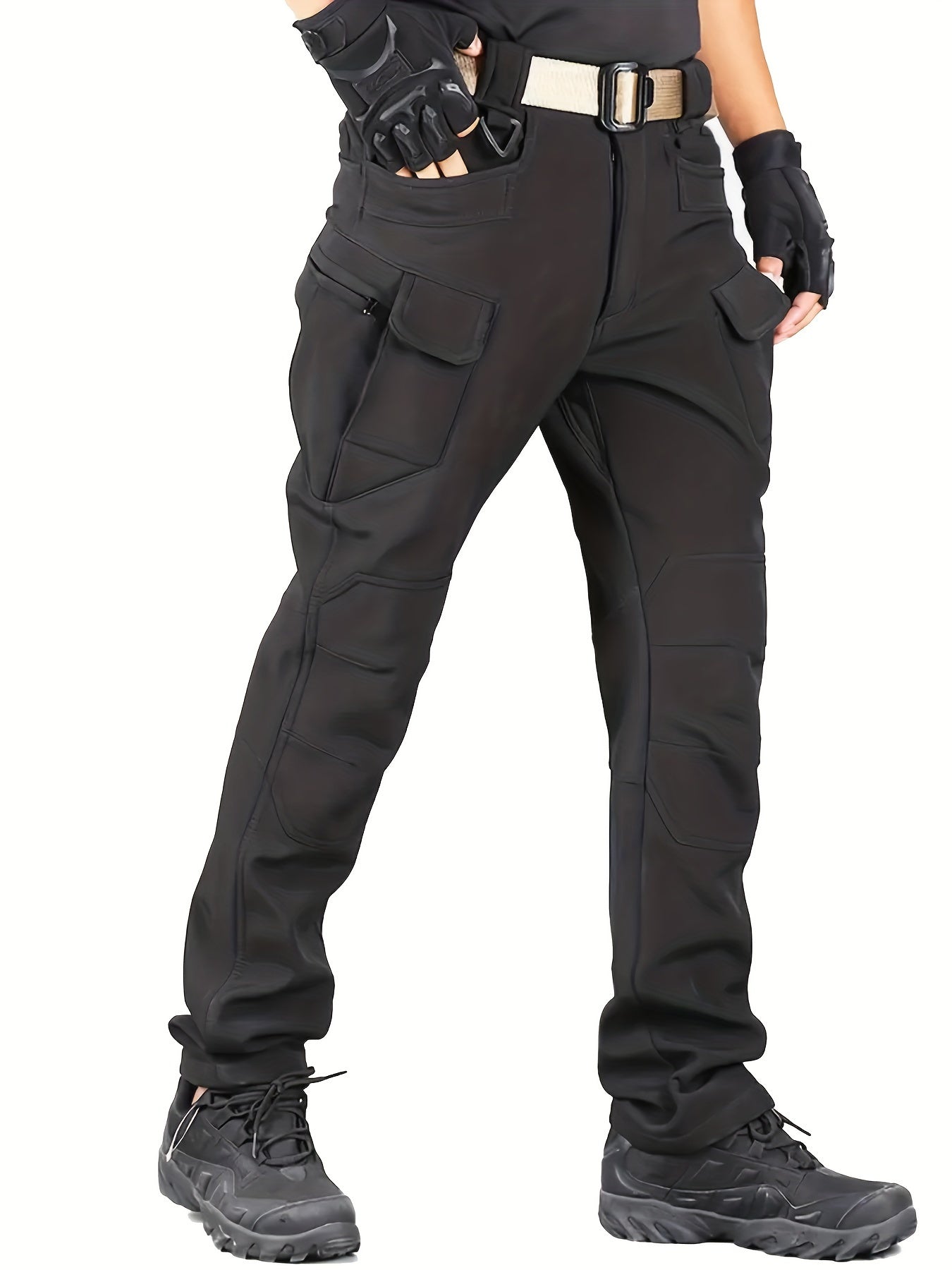 Derina | Fleece-Lined Men's Thermal Cargo Pants