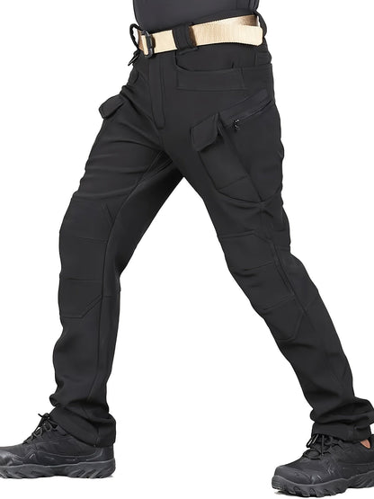 Derina | Fleece-Lined Men's Thermal Cargo Pants