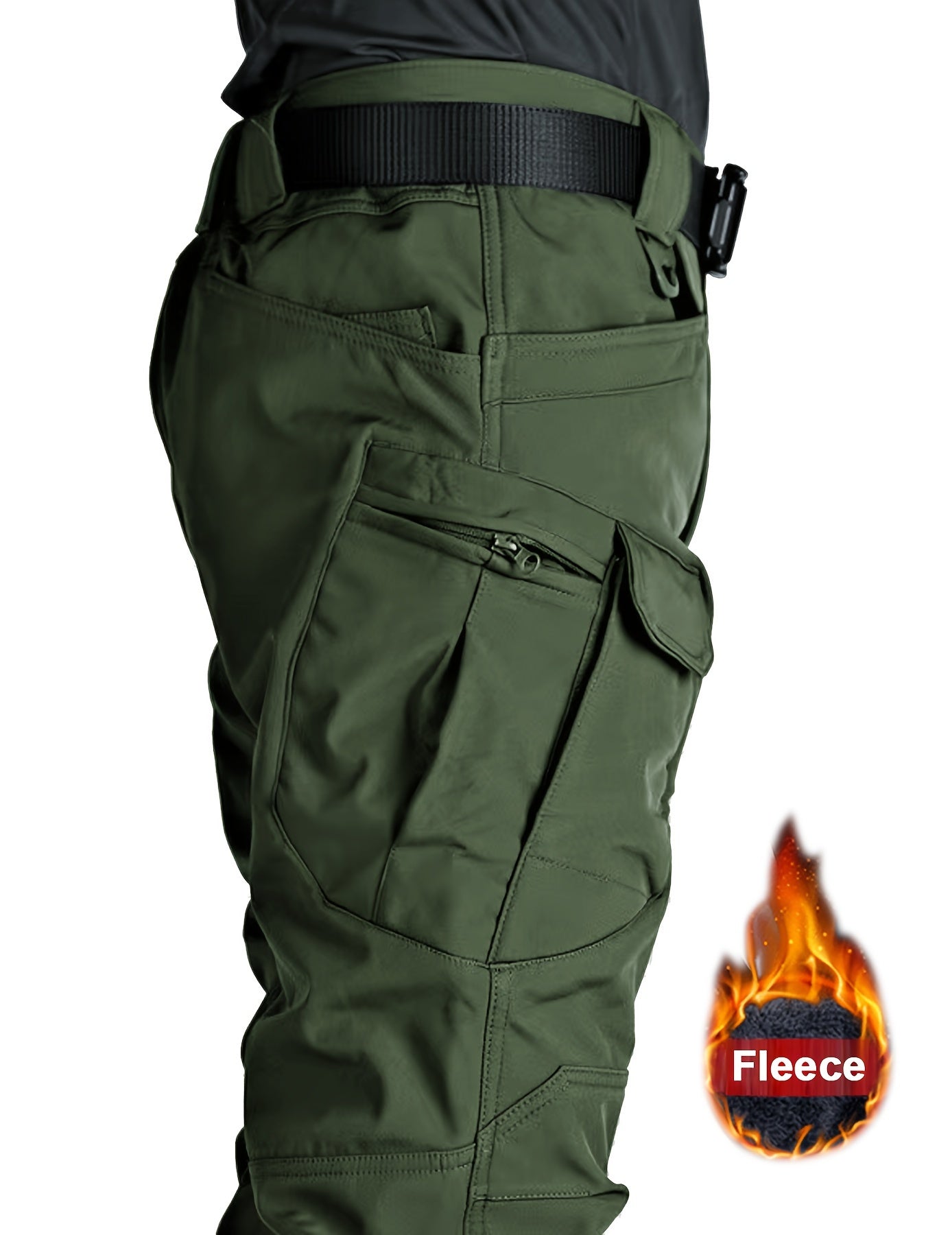 Derina | Fleece-Lined Men's Thermal Cargo Pants