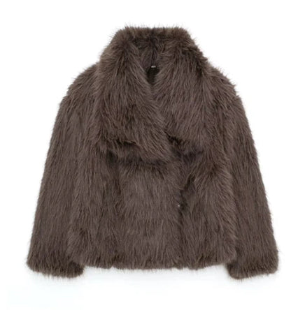 WoolAura | Winter fur jacket for women