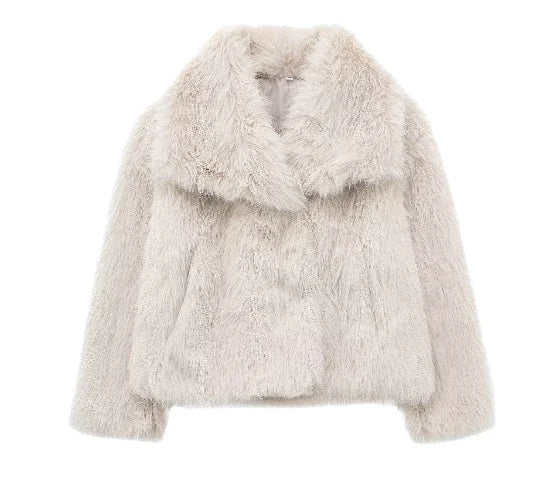 WoolAura | Winter fur jacket for women