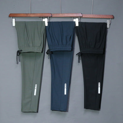 Glisza | Men's Stretch Joggers with Elastic Waistband