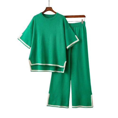 Clutch - Short Sleeve Pullover & Skirt - Summer Loungewear