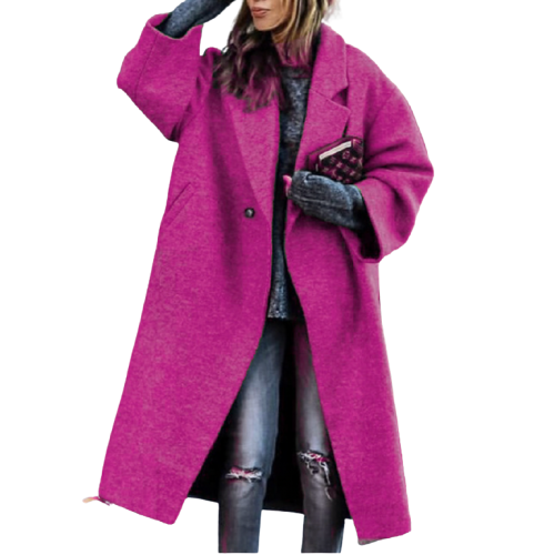 Elara - Oversized Winter Jacket with Elegant Buttons