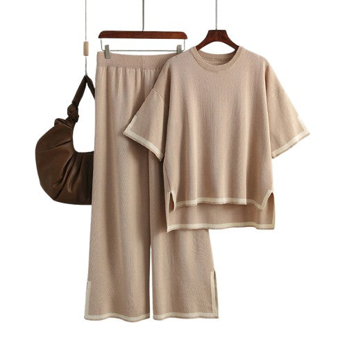 Clutch - Short Sleeve Pullover & Skirt - Summer Loungewear